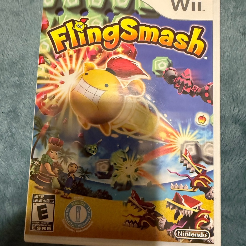 Nintendo FlingSmash for Wii - Yellow and Blue